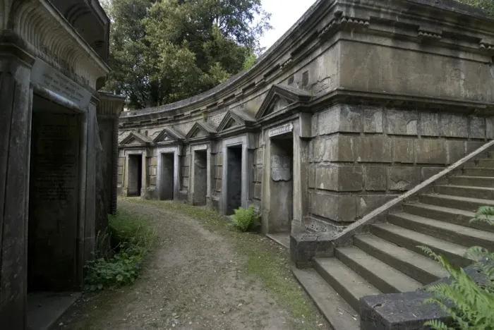 Framed Print : Egyptian Avenue, Highgate Cemetery West, Highgate, London, England, United Kingdom, Europe Framed Print : Egyptian Avenue, Highgate Cemetery West, Highgate, London, England, United Kingdom, Europe