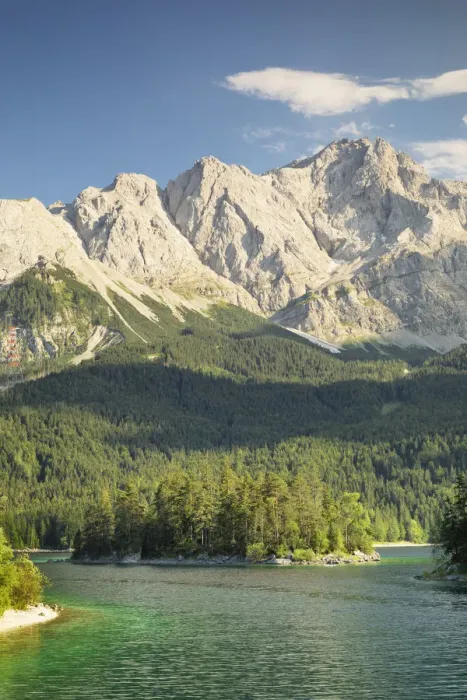Framed Print : Eibsee Lake and Zugspitze Mountain, near Grainau, Werdenfelser Land range, Upper Bavaria Framed Print : Eibsee Lake and Zugspitze Mountain, near Grainau, Werdenfelser Land range, Upper Bavaria