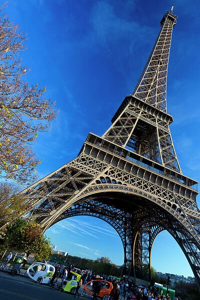 Eiffel Tower in autumn, Paris, France, Europe