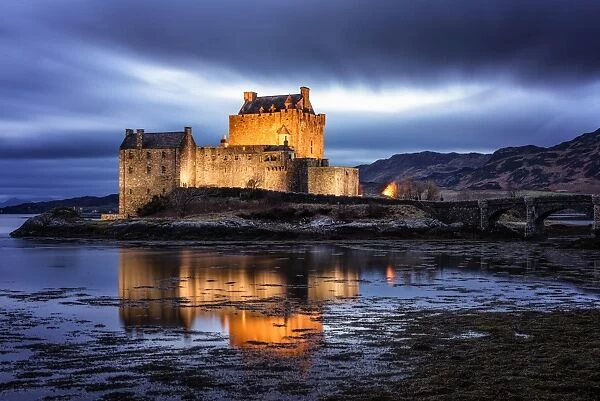 Eilean Donan (Eilean Donnan) Castle, Dornie, Highlands Region, Scotland, United Kingdom