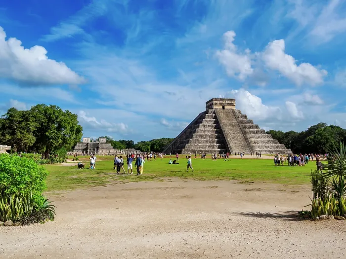 Framed Print : El Castillo or Temple of Kukulcan, Chichen Itza, Yucatan State, Mexico