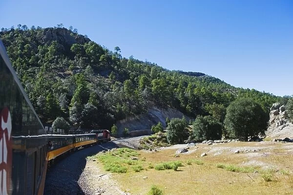 El Chepe railway journey through Barranca del Cobre (Copper Canyon), Chihuahua state