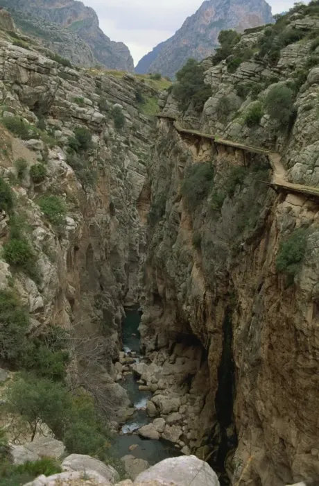 Framed Print : El Chorro Gorge and the old catwalk, Malaga province, Andalucia, Spain, Europe Framed Print : El Chorro Gorge and the old catwalk, Malaga province, Andalucia, Spain, Europe