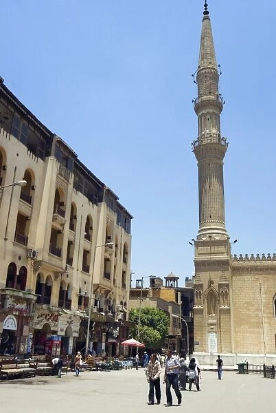 El Hussein Square and Mosque, Cairo, Egypt, North Africa, Africa