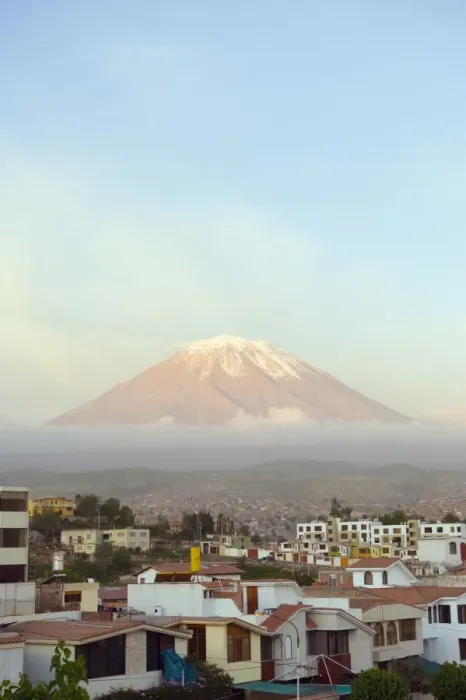 Framed Print : El Misti volcano, 5822m, above city, Arequipa, Peru, South America Framed Print : El Misti volcano, 5822m, above city, Arequipa, Peru, South America