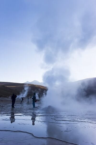 El Tatio Geysers, at 4300m above sea level El Tatio is the worlds highest geyser field
