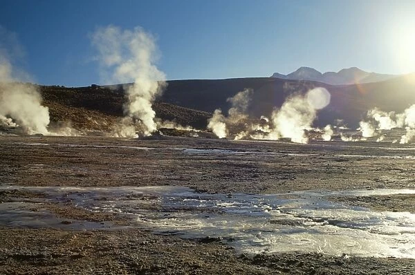 El Tatio geysers, Atacama desert, Chile, South America