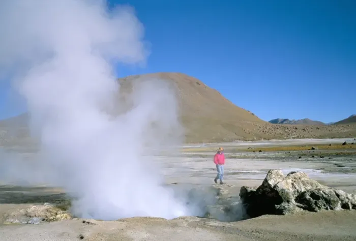 Framed Print : El Tatio geysers and fumaroles in the Andes at 4, 300m, northern part of Chile, Chile, South America Framed Print : El Tatio geysers and fumaroles in the Andes at 4, 300m, northern part of Chile, Chile, South America