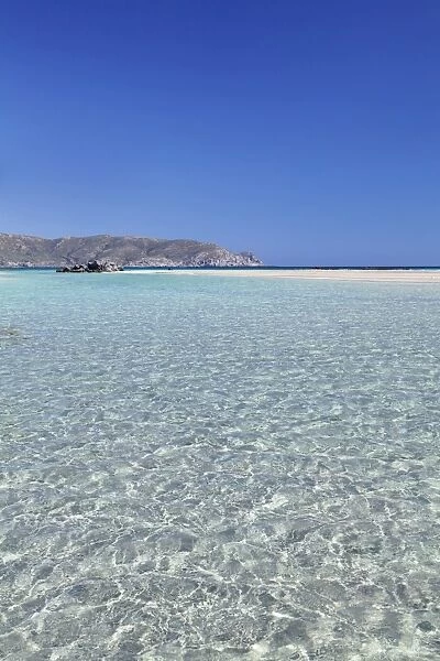 Elafonisi Beach, West Coast, natural Park, Red Sand, Crete, Greek Islands, Greece, Europe
