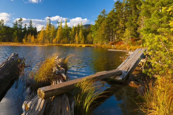 Framed Print : Elbow Pond, Baxter State Park, Maine, New England, United States of America, North America Framed Print : Elbow Pond, Baxter State Park, Maine, New England, United States of America, North America