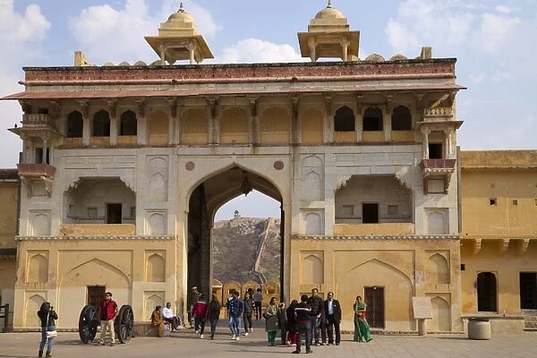Elephant Gate, Amber Fort, Jaipur, Rajasthan, India, Asia