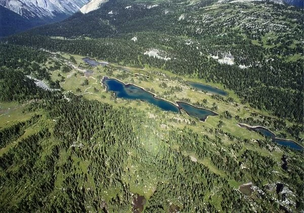Elevated View of Banff National Park, Canada