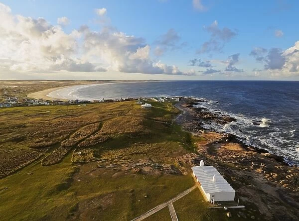 Elevated view of the Cabo Polonio, Rocha Department, Uruguay, South America