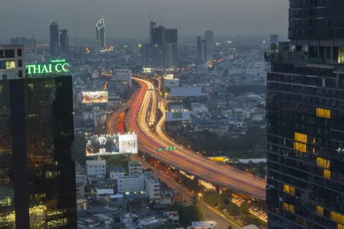 Framed Print : Elevated view of city skyline, Bangkok, Thailand, Southeast Asia, Asia Framed Print : Elevated view of city skyline, Bangkok, Thailand, Southeast Asia, Asia
