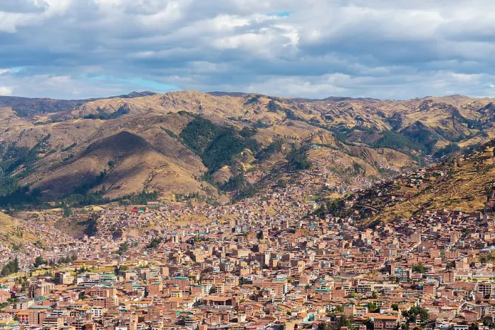 Framed Print : Elevated view of Cusco (Cuzco) city, Cusco Province, Cusco Region, Peru, South America Framed Print : Elevated view of Cusco (Cuzco) city, Cusco Province, Cusco Region, Peru, South America