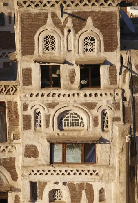 Framed Print : Elevated view of house architecture, Old City of Sanaa, UNESCO World Heritage Site, Yemen, Middle East Framed Print : Elevated view of house architecture, Old City of Sanaa, UNESCO World Heritage Site, Yemen, Middle East