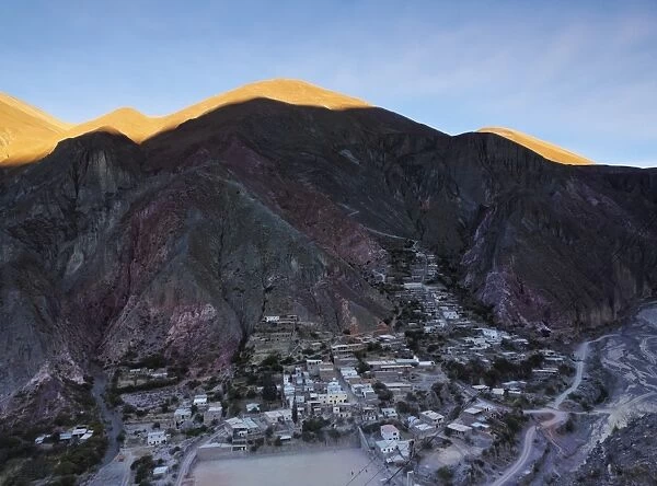 Elevated view of Iruya, Salta Province, Argentina, South America
