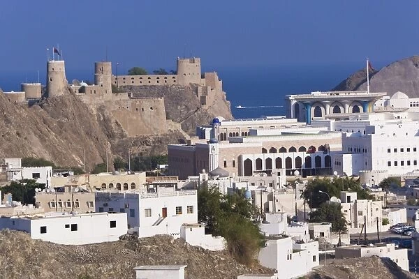 Elevated view over Muscat