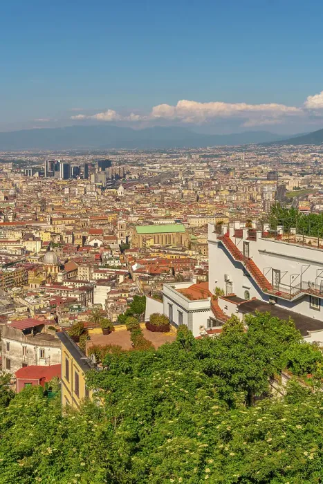 Framed Print : Elevated view of Naples skyline from Castel Sant'Elmo, Naples, Campania, Italy, Europe Framed Print : Elevated view of Naples skyline from Castel Sant'Elmo, Naples, Campania, Italy, Europe