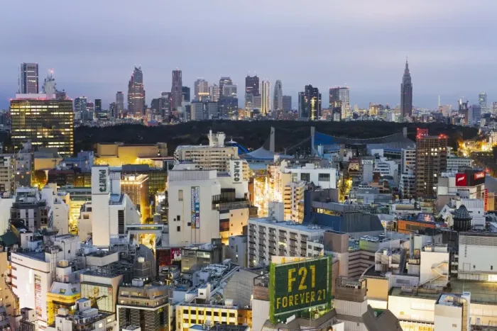 Framed Print : Elevated view of Shinjuku skyline viewed from Shibuya, Tokyo, Honshu, Japan, Asia Framed Print : Elevated view of Shinjuku skyline viewed from Shibuya, Tokyo, Honshu, Japan, Asia