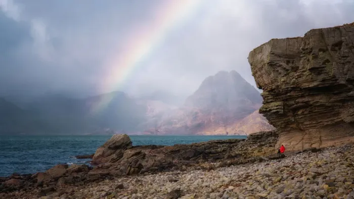 Framed Print : Elgol Rainbow, Isle of Skye, Inner Hebrides, Scotland, United Kingdom, Europe Framed Print : Elgol Rainbow, Isle of Skye, Inner Hebrides, Scotland, United Kingdom, Europe