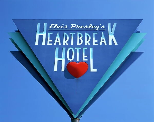 Elvis Presleys Heartbreak Hotel sign