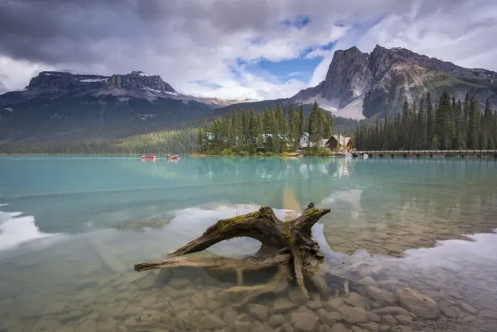 Framed Print : Emerald Lake and Emerald Lake Lodge in the Canadian Rockies, Yoho National Park Framed Print : Emerald Lake and Emerald Lake Lodge in the Canadian Rockies, Yoho National Park