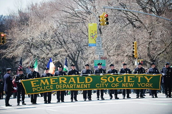 Emerald Society Police Department, St. Patricks Day celebrations, 5th Avenue