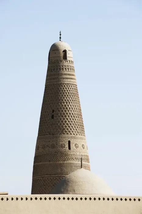 Framed Print : Emin Minaret, Turpan on the Silk Route UNESCO World Heritage Site, Xinjiang Province Framed Print : Emin Minaret, Turpan on the Silk Route UNESCO World Heritage Site, Xinjiang Province