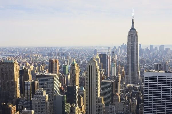 Empire State Building and Manhattan cityscape, New York City, New York