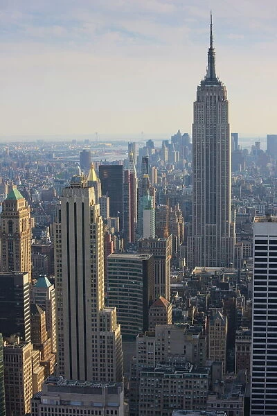 Empire State Building and Manhattan cityscape, New York City, New York