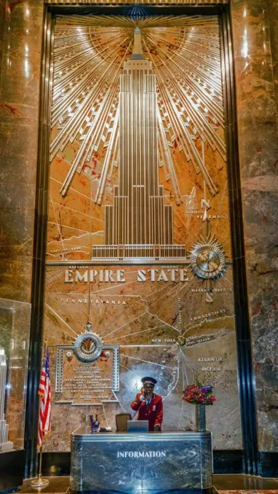 Framed Print : Empire State Building, New York City, New York, United States of America, North America Framed Print : Empire State Building, New York City, New York, United States of America, North America