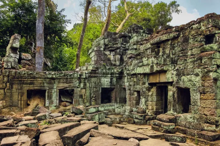 Framed Print : Enclosure in 12th century Preah Khan (Prrah Khan) Buddhist temple complex, saved Framed Print : Enclosure in 12th century Preah Khan (Prrah Khan) Buddhist temple complex, saved