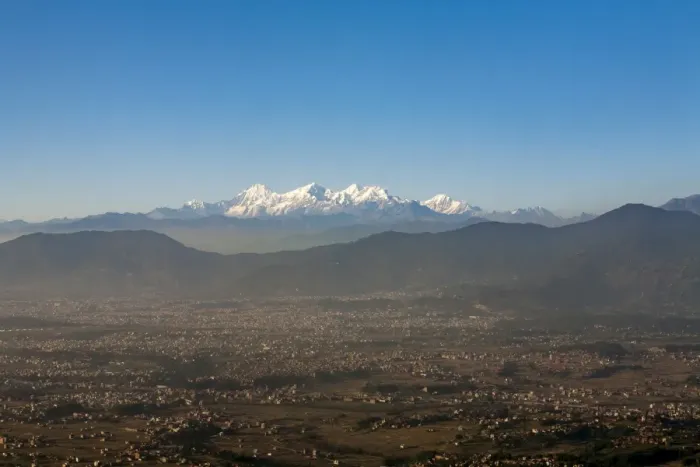 Framed Print : The entire Kathmandu Valley and city with a backdrop of the Himalayas, Nepal, Asia Framed Print : The entire Kathmandu Valley and city with a backdrop of the Himalayas, Nepal, Asia