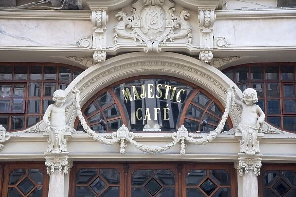 Entrance of the Belle Epoque (Art Nouveau) Cafe Majestic