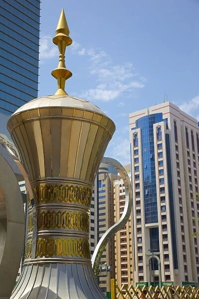 Entrance, Capital Park, Abu Dhabi, United Arab Emirates, Middle East
