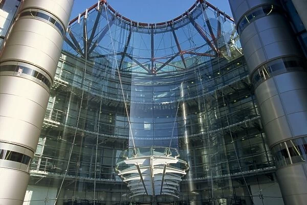 Entrance to the Channel 4 Building, London, England, United Kingdom, Europe