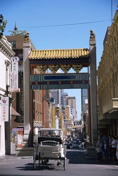 Entrance to Chinatown, Melbourne, Victoria, Australia, Pacific