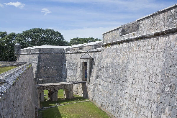 Entrance, Fort San Jose, Campeche, State of Campeche, Mexico, North America