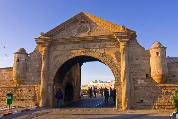 Entrance gate of the coastal city of Essaouira, UNESCO World Heritage Site