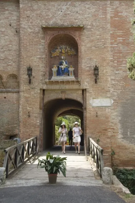 Framed Print : Entrance gate house Framed Print : Entrance gate house