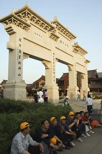 Entrance gate to Shaolin temple, the birthplace of Kung Fu martial art