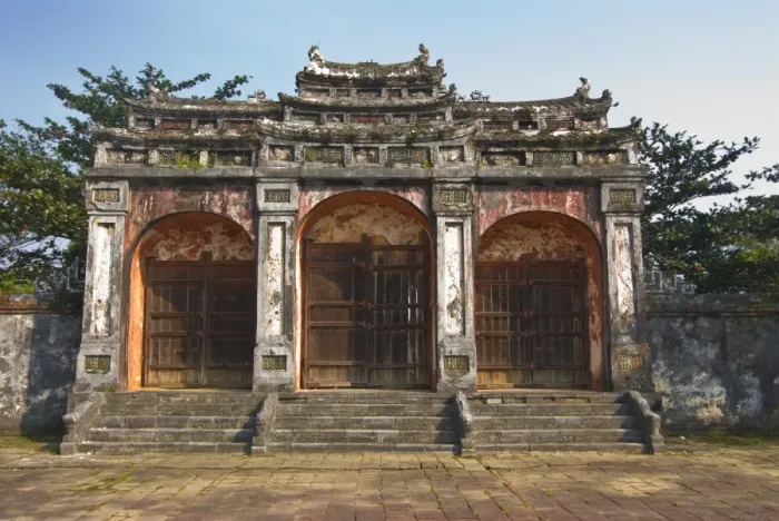 Framed Print : Entrance gate to Tomb Minh Mang, UNESCO World Heritage Site, Hue, Vietnam Framed Print : Entrance gate to Tomb Minh Mang, UNESCO World Heritage Site, Hue, Vietnam