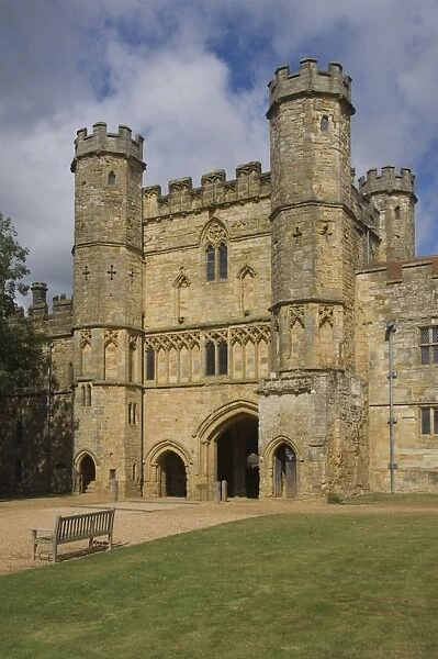The entrance gatetower to Battle Abbey, site of the Battle of Hastings