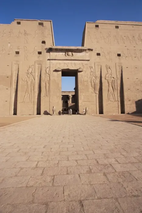 Framed Print : Entrance, Horus Temple, Edfu, Egypt, North Africa, Africa Framed Print : Entrance, Horus Temple, Edfu, Egypt, North Africa, Africa