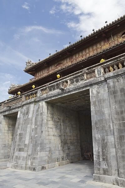 Entrance to the Imperial Citadel, Hue, UNESCO World Heritage Site, Vietnam, Indochina, Southeast Asia, Asia