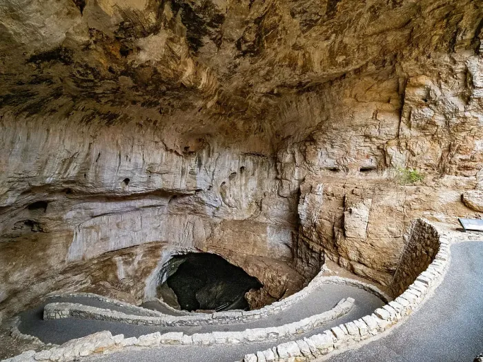 Framed Print : Entrance to the main cave at Carlsbad Caverns National Park, UNESCO World Heritage Site, located in the Guadalupe Mountains, New Mexico, United States of America, North America Framed Print : Entrance to the main cave at Carlsbad Caverns National Park, UNESCO World Heritage Site, located in the Guadalupe Mountains, New Mexico, United States of America, North America