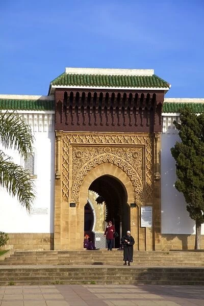 Entrance to Main Mosque, Rabat, Morocco, North Africa, Africa