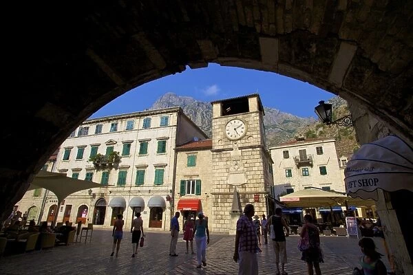 Entrance to Old Town, Kotor, UNESCO World Heritage Site, Montenegro, Europe