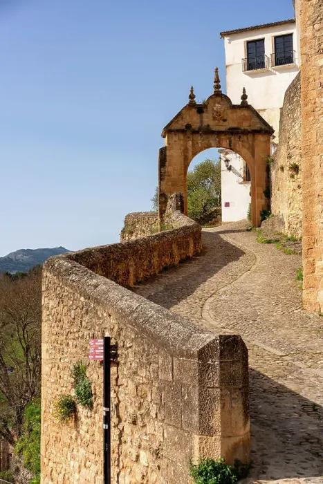 Framed Print : Entrance of traditional white village of Ronda, Pueblos Blancos, Andalusia, Spain, Europe Framed Print : Entrance of traditional white village of Ronda, Pueblos Blancos, Andalusia, Spain, Europe